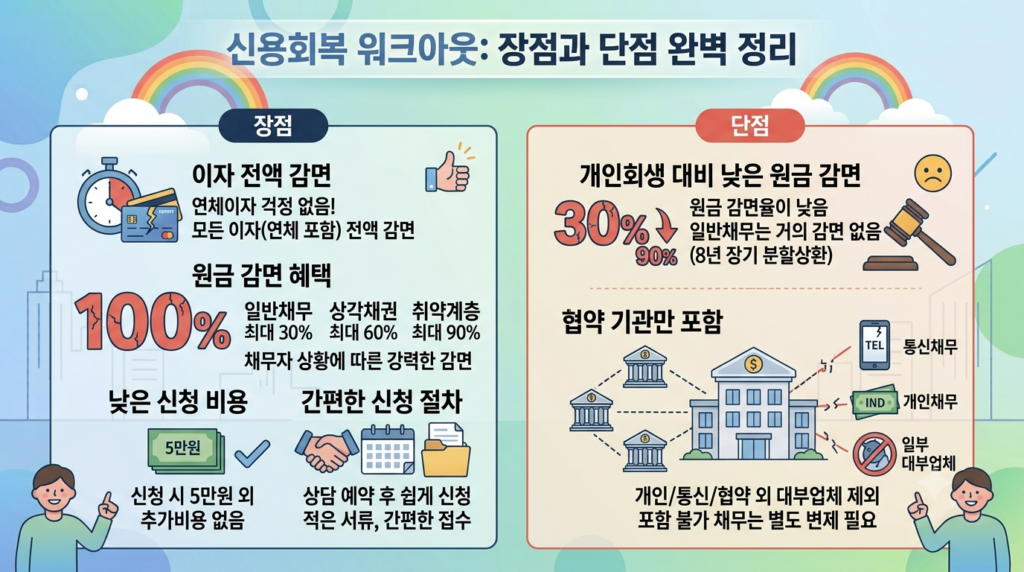 신용회복 장단점