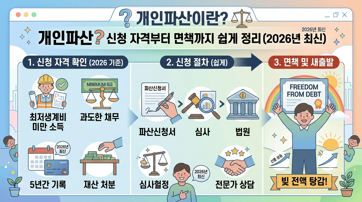 개인파산 면책받기