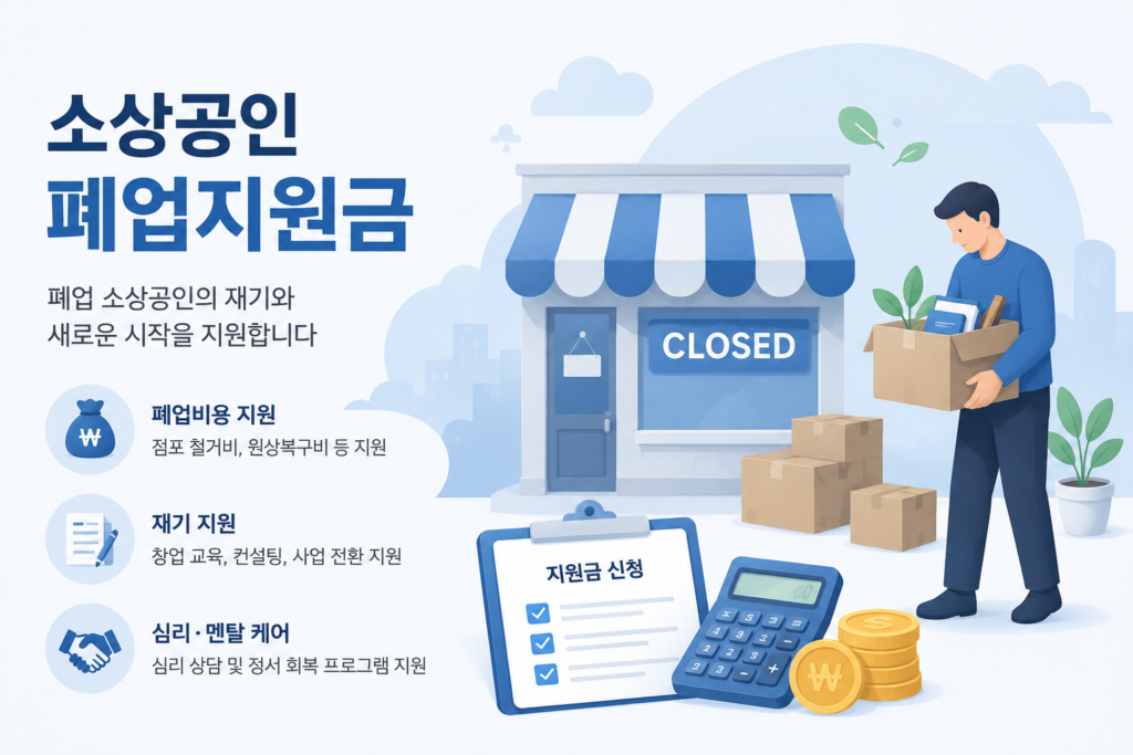 소상공인 폐업지원금 대표이미지
