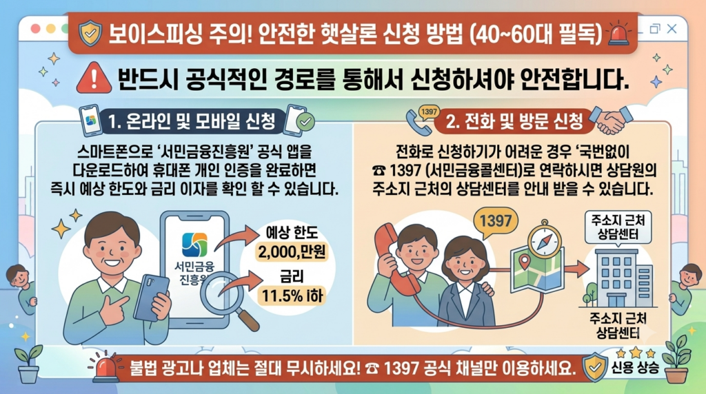 햇살론 안전한 신청