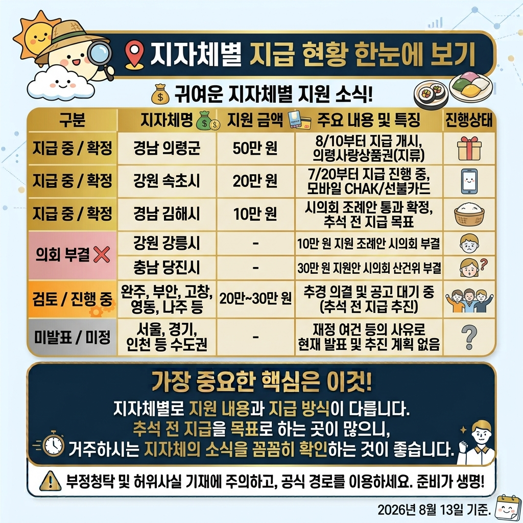2026 추석전 민생회복지원금