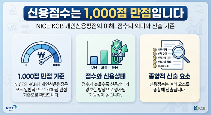 신용점수는 1,000점 만점