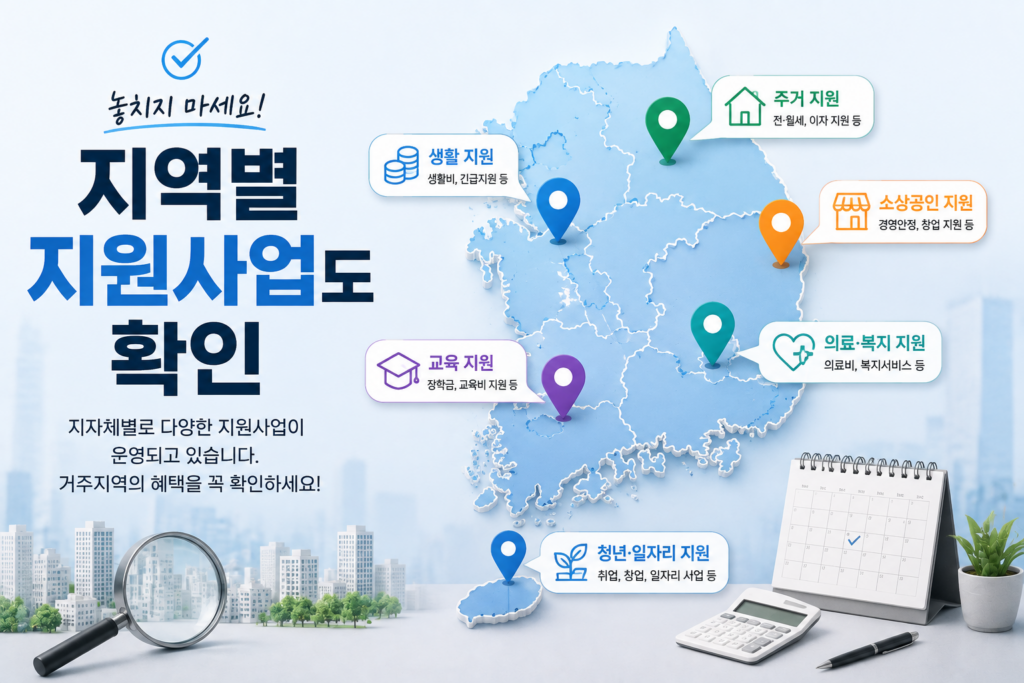 지역별 지원사업